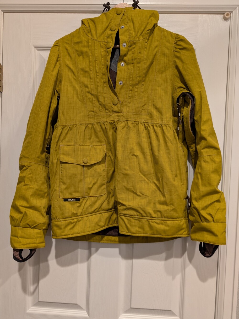 Holden Yellow Ski Anorak Jacket